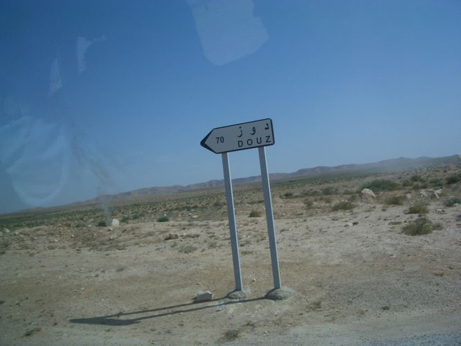 Route vers Douz