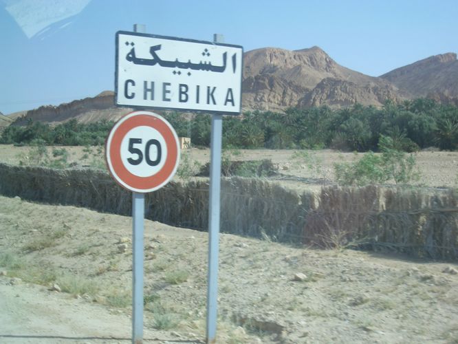 Route vers Chebika